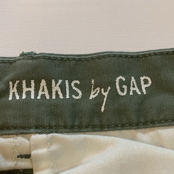 Gap Boyfriend Rollup Shorts, size 10 Tall green - Picture 3 of 4